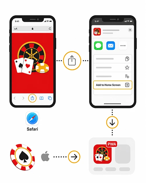 iPhone casino KYC withdrawal flow